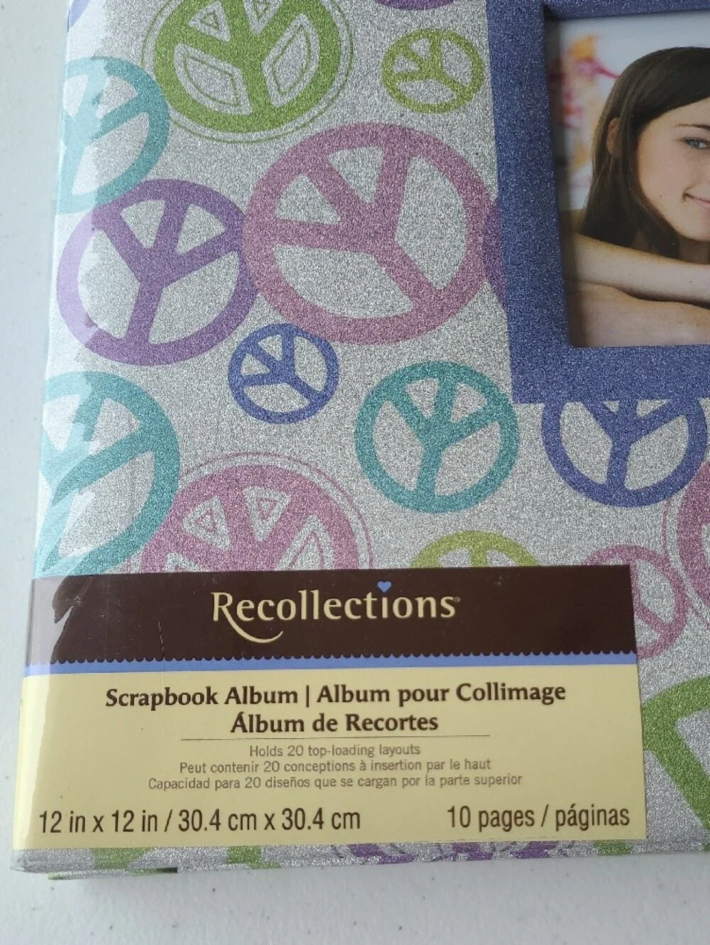NWT-Recollections Peace Sign Scrapbook Album